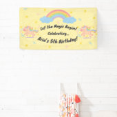 Bewerkbare Crayon Style – Unicorn Dream Sparkle Spandoek (Insitu)