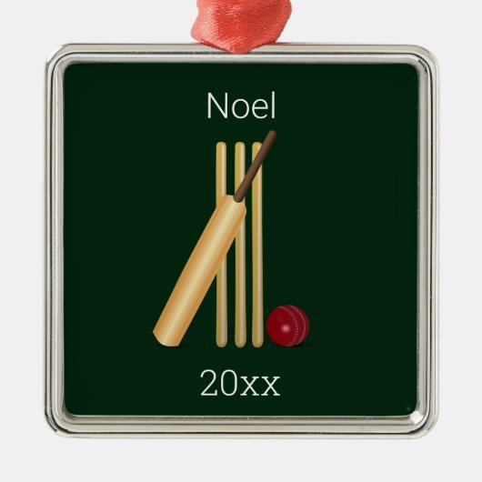 bewerkbare cricket met een kaartje metalen ornament (Voorkant)
