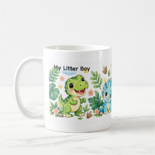 Bewerkbare Cute Kawaii Dinosaurus Mok