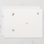 Bewerkbare Cute Neutrale Aqeeqah Uitnodigingskaart Kaart (Achterkant)