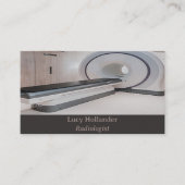 Bewerkbare diagnostische beeldtechnologie radioloo visitekaartje (Voorkant)