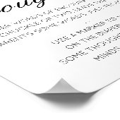 Bewerkbare diaperte diaperte-insigne, laat-nachtkl poster (Hoek)