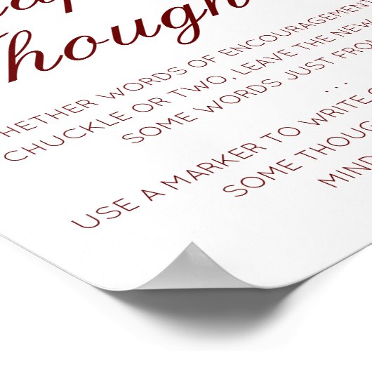 Bewerkbare diaperte diaperte onderwijzer, laat-nac poster (Hoek)