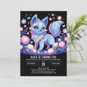 Bewerkbare digitale verjaardag van Wolf Kaart (Staand voorkant)