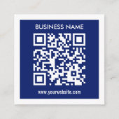 Bewerkbare (direct gegenereerde) QR-code | marineb Informatiekaartje (Voorkant)