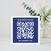 Bewerkbare (direct gegenereerde) QR-code | marineb Kaart (Staand voorkant)