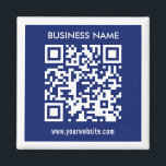 Bewerkbare (direct gegenereerde) QR-code | marineb Magneet<br><div class="desc">Voer eenvoudig een website adres in om uw aangepaste QR-code direct te genereren.</div>