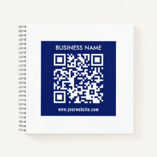 Bewerkbare (direct gegenereerde) QR-code   Marineb Notitieboek