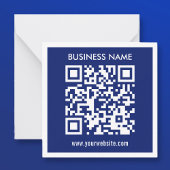 Bewerkbare (direct gegenereerde) QR-code | marineb Notitiekaartje