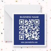 Bewerkbare (direct gegenereerde) QR-code | marineb Notitiekaartje