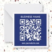 Bewerkbare (direct gegenereerde) QR-code | marineb Notitiekaartje