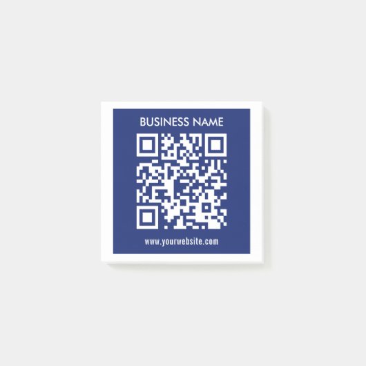 Bewerkbare (direct gegenereerde) QR-code | marineb Post-it® Notes (Voorkant)