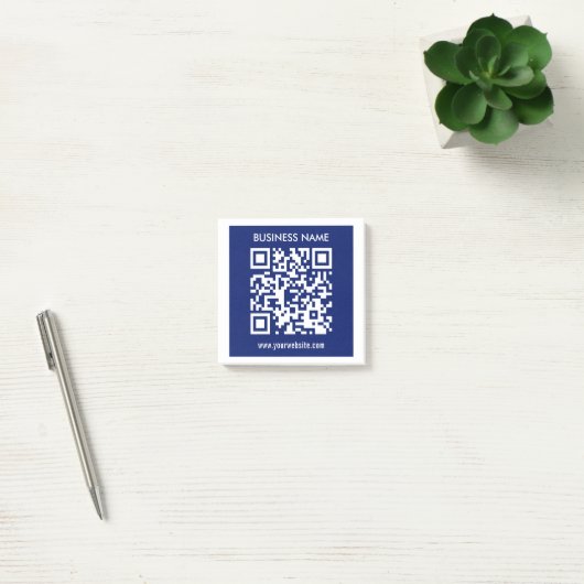 Bewerkbare (direct gegenereerde) QR-code | marineb Post-it® Notes (Kantoor)