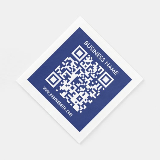 Bewerkbare (direct gegenereerde) QR-code | marineb Servet (Hoek)
