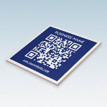 Bewerkbare (direct gegenereerde) QR-code | marineb Tegeltje<br><div class="desc">Voer eenvoudig een website adres in om uw aangepaste QR-code direct te genereren.</div>