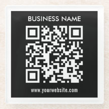 Bewerkbare (direct gegenereerde) QR-code | Zwart