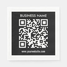 Bewerkbare (direct gegenereerde) QR-code | Zwart
