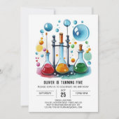 Bewerkbare Discovery Potion Wetenschapper Verjaard Kaart (Voorkant)