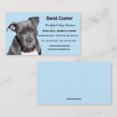 Bewerkbare Dog Trainer Visitekaartje (Voorkant / Achterkant)