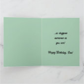 Bewerkbare Doggone Geweldige Verjaardag Kaart (Binnen)