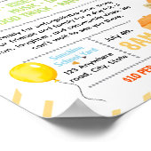 Bewerkbare donatie fondsenwervingsfolder poster (Hoek)