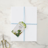 Bewerkbare Dragon 1st Birthday Party, Jongens Verj Cadeaulabel (Met Touw)