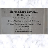 Bewerkbare Drywall Plaster Sheetrock Finding Visitekaartje