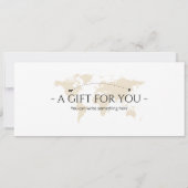 Bewerkbare Dubai Boarding Pass Vliegticket Kaart (Achterkant)