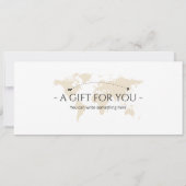 Bewerkbare Dublin Boarding Pass Vliegticket Kaart (Achterkant)