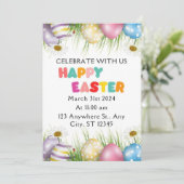 Bewerkbare Easter Egg Hunt Elektronische Uitnodigi Kaart (Staand voorkant)