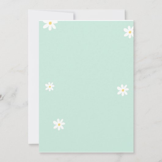 Bewerkbare easter egg hunt uitnodiging sjabloon (Achterkant)