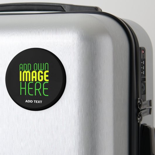 BEWERKBARE EENVOUDIGE ZWARTE AFBEELDINGEN TEKST SJ MAGNEET (Insitu (bagage))