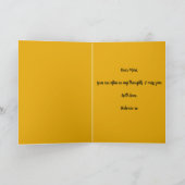 Bewerkbare Eenzame Kat Kijkend naar een Zonsonderg Kaart (Binnen)