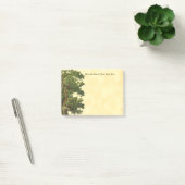 Bewerkbare -eikenboom met schrijfbare zwarte stree post-it® notes (Kantoor)