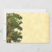 Bewerkbare  eikenstructuur Alleen bewerkte notitie Notitiekaartje (Achterkant)