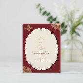 Bewerkbare Elegante uitnodiging (Staand voorkant)