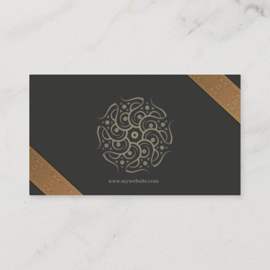 bewerkbare elegante Visitekaartjes 5 (Achterkant)