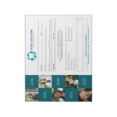 Bewerkbare endodontie Referral Afspraak Notitieblok (Linkerzijde)