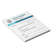 Bewerkbare esthetiek Referral Notitieblok (Schuin)