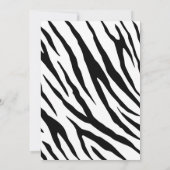 Bewerkbare Feest Dieren Uitnodiging Safari Verjaar (Achterkant)