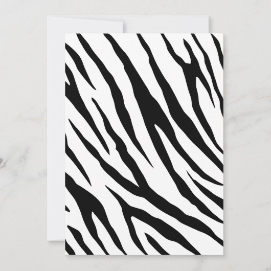 Bewerkbare Feest Dieren Uitnodiging Safari Verjaar (Achterkant)