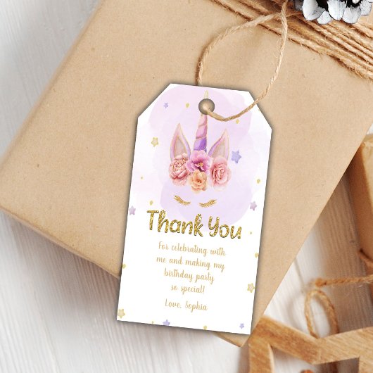 Bewerkbare feest-etiketjes voor meisjes met glinst cadeaulabel