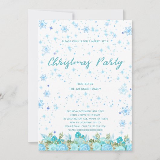 Bewerkbare feestdag Kaart (Voorkant)