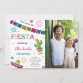 Bewerkbare Fiesta Foto Uitnodiging (Voorkant)