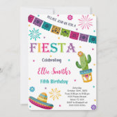 Bewerkbare Fiesta uitnodiging (Voorkant)