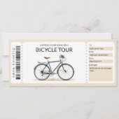 Bewerkbare fietstour Cadeaubon Kaart (Voorkant)