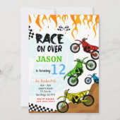 Bewerkbare Fietsuitnodiging Kaart (Voorkant)