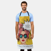 Bewerkbare film die hem de Pop kunstschildering ge Schort (Gedragen)