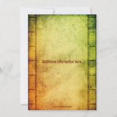 Bewerkbare Film Nacht Verjaardagsfeestje Kaart (Achterkant)