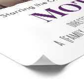 Bewerkbare Film Poster Moederdag Gift voor Mam (Hoek)